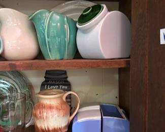 McCoy canister/cookie jar, McCoy Art Pottery (Teal)