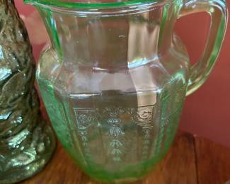 Vtg Anchor Hocking Princess pitcher 