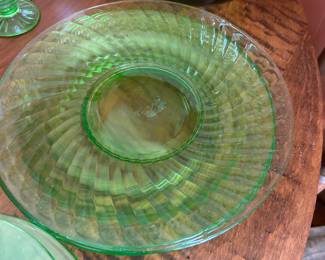 Vtg Federal Glass luncheon plate 