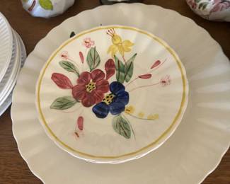 Blue Ridge pottery plates 