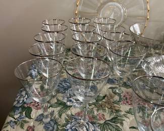 West Virginia crystal stemware 