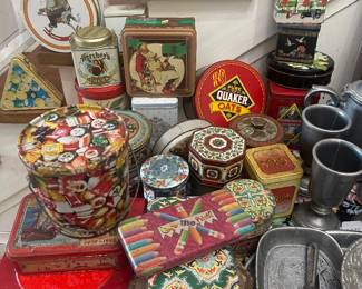 vintage tins