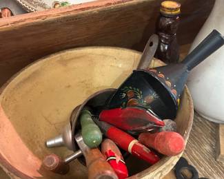 vintage kitchen utensils