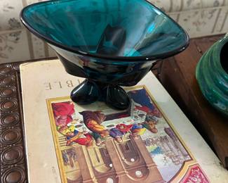 Vtg MCM viking glass 