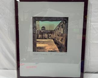 Signed glass frame art print 1/5