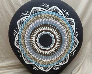 Navajo hand painted vase