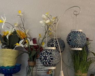 hanging tea light lamp
