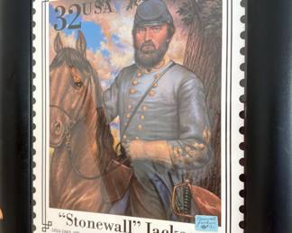 Oversized Stonewall Jackson stamp