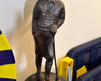 Vintage golf statue