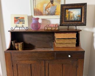 Antique dry sink