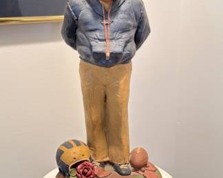     Painted Bo Schembechler figure
