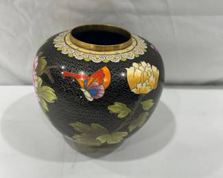 Japanese cloisonné vase 