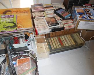Records......Casettes........Eight Tracks