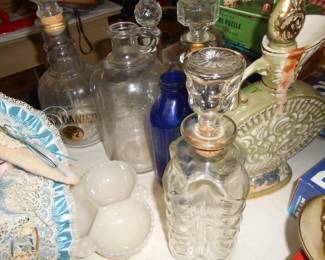Vintage Liquor Bottles