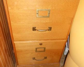 Wooden File Cabinet