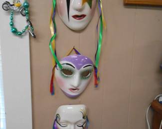 Mardi Gras Porcelain Mask