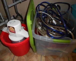 Ice Cream Freezer and Rope Lights