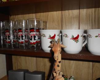 Christmas Glasses & Cups