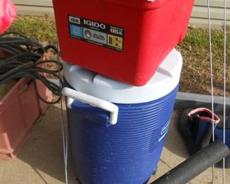 Ice Chest and Water Cooler
