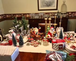 Huge selection of Christmas decor