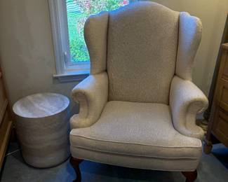 McNabb and Risley wing back chair