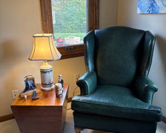 Leather Wingback chair