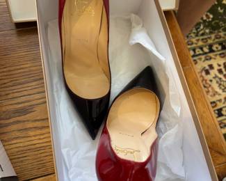 #139 - $150 Louboutin pumps red patent