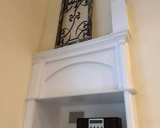 #19B - $160 - Church wood and metal window 25wx66t