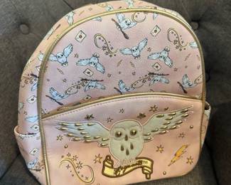 #154 - $40 Harry Potter Hedwig Hedwig owl mini backpack by Danielle Nicole pink