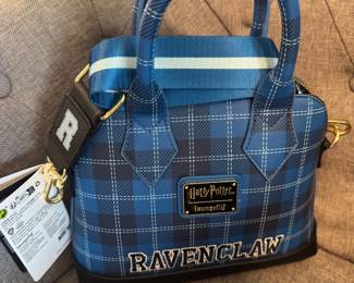 #151 - $40 - Harry Potter Loungefly plaid Ravenclaw varsity crossbody purse
