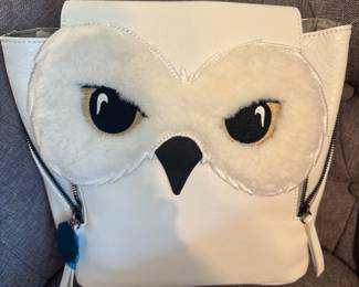 #155 - $26 -Harry Potter Hedwig Hedwig owl mini backpack by Danielle Nicole white