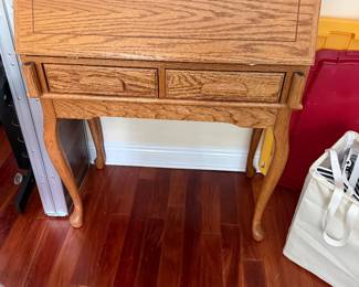 #73 - $ - Secretary desk made of pine 32wx17dx42t