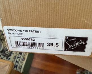 #140 - $150 -Louboutin pumps tan patent