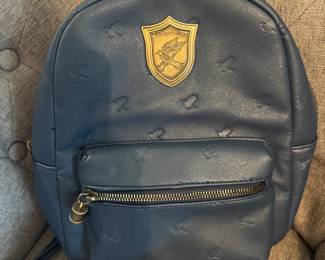 #143 - $38 - Harry Potter blue Ravenclaw mini backpack faux leather