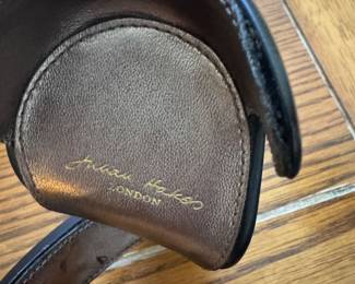 #138 - $150 - Shoes Julian Hakes Sandals black SIZE 39