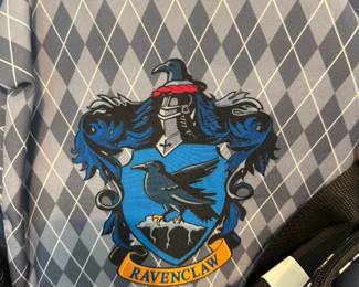 #141 - $36. -Harry Potter Ravenclaw plaid soft back pack