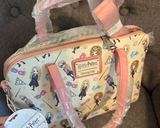 #157 - $48 -Harry Potter Loungefly Luna lovegood all over priny crossbody