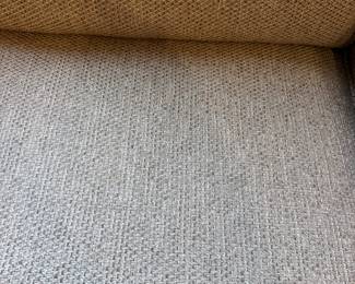 #23 - $160 - Tweed oversize chair in excellent condition 36wx39dx39t - with gold pins