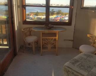 Rattan dining set