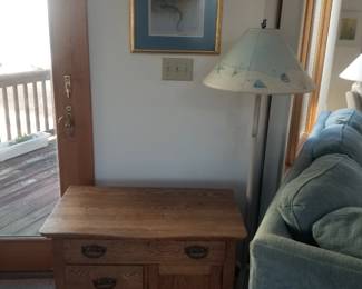 Oak washstand