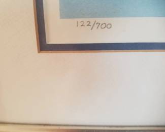 Yacht Club at Stone Harbor by Doris Zogas; signed; #122/700