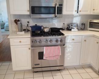 Updated kitchen with white cabinets