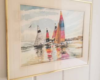 Sailboat scene