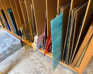 stained glass sheets