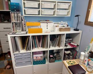 assorted card making materials