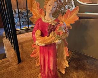 Thanksgiving Harvest Angel Figurine