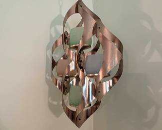 MidCentury Modern Ribbon Swag Chandelier