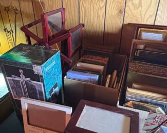 Assorted Collection of Picture Frames