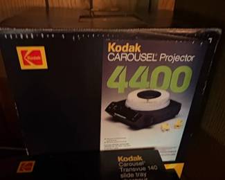 Kodak Carousel Projector with Transvue Slide Trays