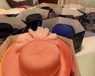 Collection of Vintage Womens Millinery fourth image